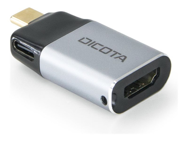 Dicota Mini Adapter D32047, USB-C > HDMI (silber, PD 100