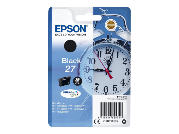 Epson Tinte BK C13T27014012 DURABrite Tinte