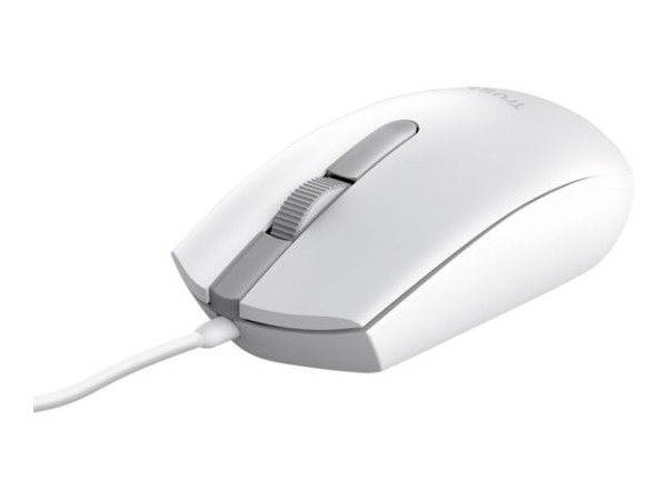 Trust TM-101W Optical Mouse weiß, ECO zertifiziert, USB