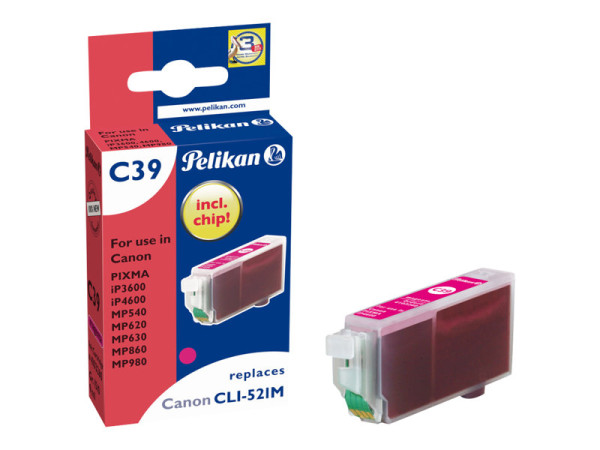 Patrone Canon Pelikan CLI521 m comp. magenta