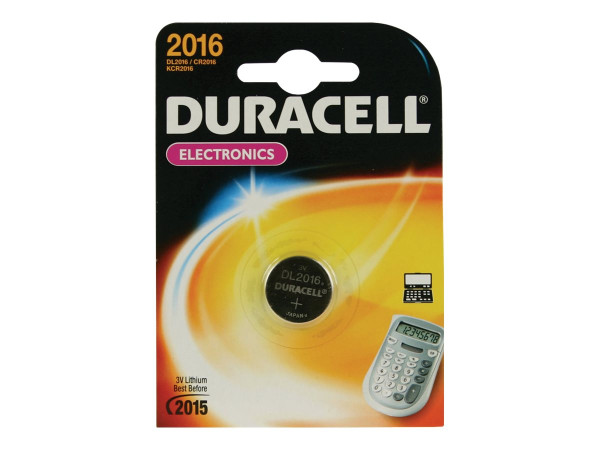 Duracell Electro Lithium CR2016 3V 2er