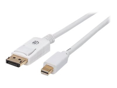 Mini-DisplayPort Kabel Manhattan St/St S/FTP 2.0m wei