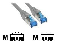 InLine® Patchkabel Cat.6A, S/FTP (PiMf),7,5m grau