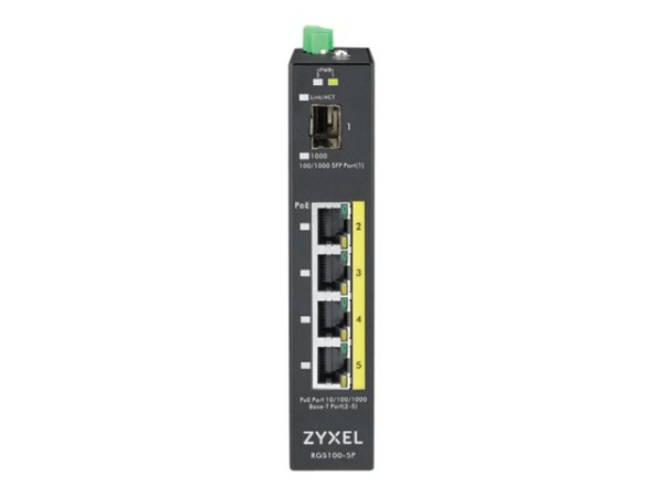 Zyxel ZyXEL RGS100-5P DIN/PoE/GE/UNM/04 | 4x PoE+,