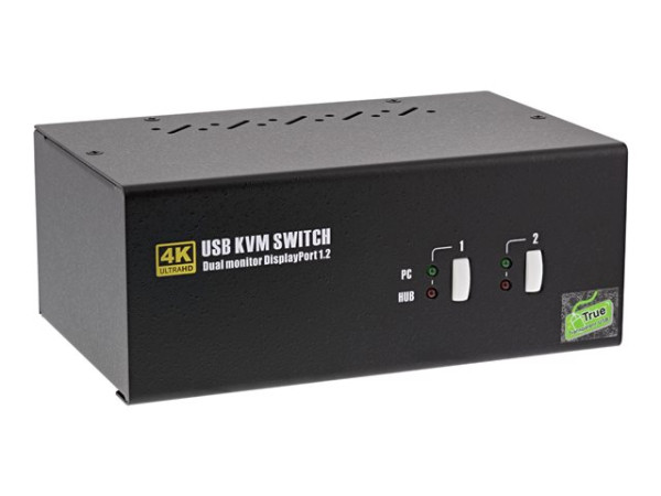 InLine KVM Desktop Switch 2 x DP