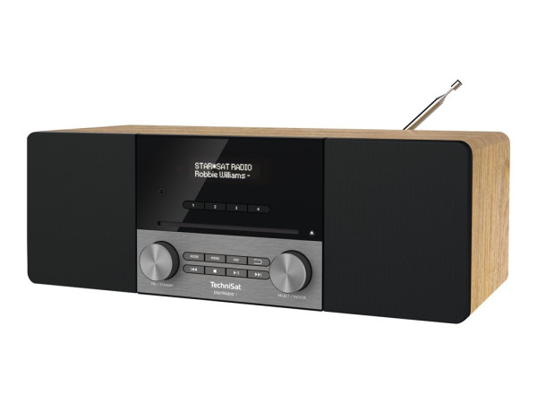 TechniSat DIGITRADIO 3 (eiche/schwarz, DAB, UKW, Bluetooth)