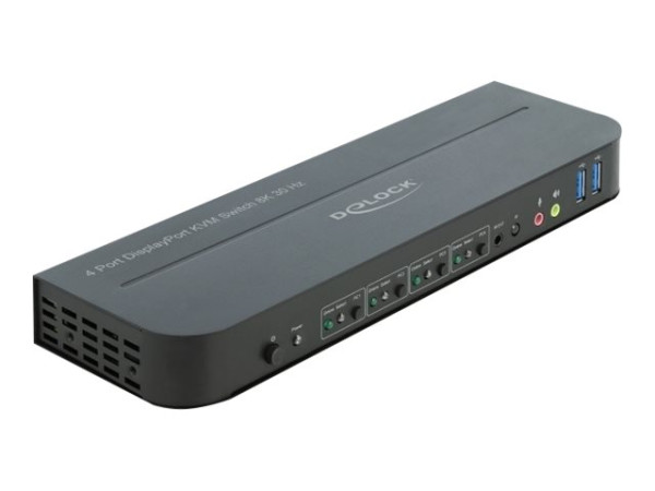 DeLOCK DP 1.4 KVM Sw 8K 30Hz m. USB 3+Au | 11484