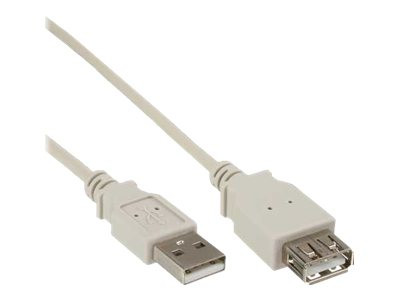 InLine® USB 2.0 Verlängerung, Stecker / Buchse, Typ A,