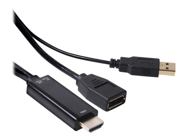 Club 3D Adapter HDMI Stecker auf Displayport Buchse aktiv