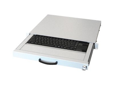 48.3cm Aixcase Tastaturschublade 1HE DE PS2&USB Touchp.beige