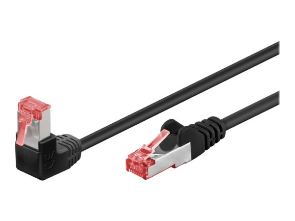 Goobay goobay Patch CAT6 S/FTP 90ø bk 1,00m | gwinkelt