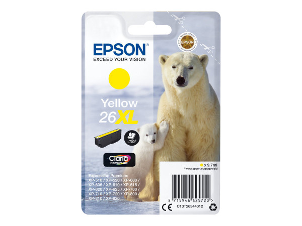 Epson Tinte YE C13T26344012 Claria Premium