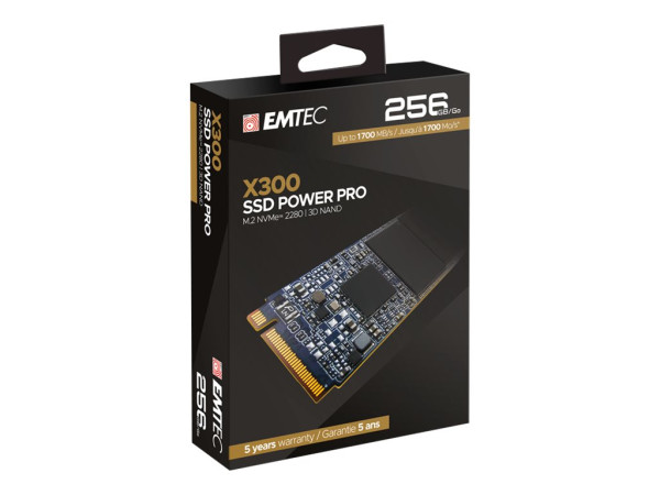 Emtec SSD 256GB 1.5G/1.7G X300 PCIe M.2 ETC M.2 2280,