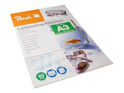 Peach Laminierfolie A3 80mic PPR080-01 glänzend, 25 Stück