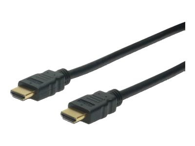 HDMI-Kabel with Ethernet DIGITUS Typ A -> A St/St 5,00m gold