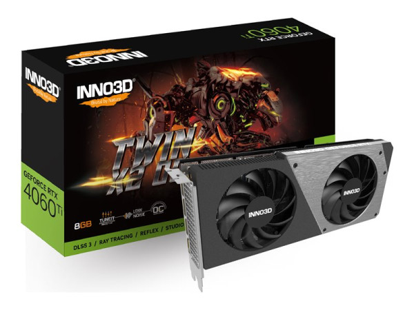 Inno3D GeForce RTX 4060 Ti TWIN X2 OC (DLSS 3, 3x