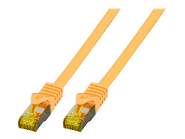 RJ45 Patchkabel S/FTP,Cat.6A,LSZH,Cat.7 Rohk.,0,25m,gelb