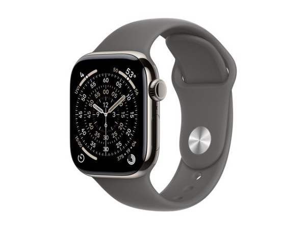 Apple Watch Series 11 (Titan Natur, Titangehäuse, 42 mm,