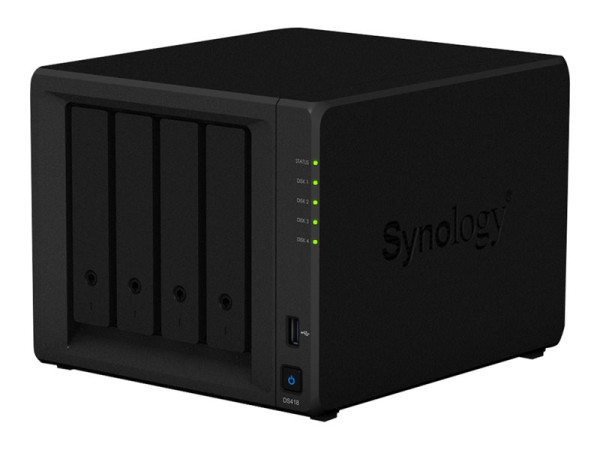 Synology DS418 4Bay NAS schwarz