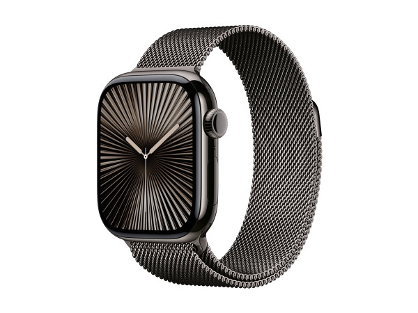 Apple Watch Series 10 (schiefer, Titangehäuse, 42 mm,