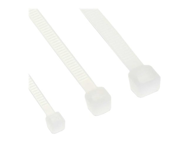 InLine® Kabelbinder, Länge 350mm, Breite 4,8mm, natur, 100