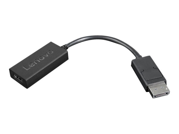 Lenovo DisplayPort > HDMI 2.0b Adapter (schwarz, 22,5cm