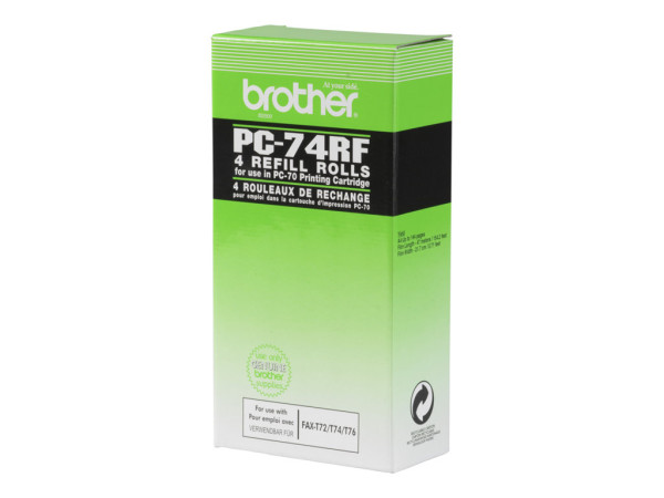 Brother PC74RF Thermo-Transfer-Rolle, 140 Seiten, Inhalt