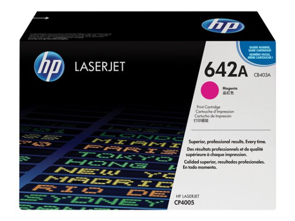 HP CB403A|642A Tonerkartusche magenta, 7.500 Seiten ISO/IEC