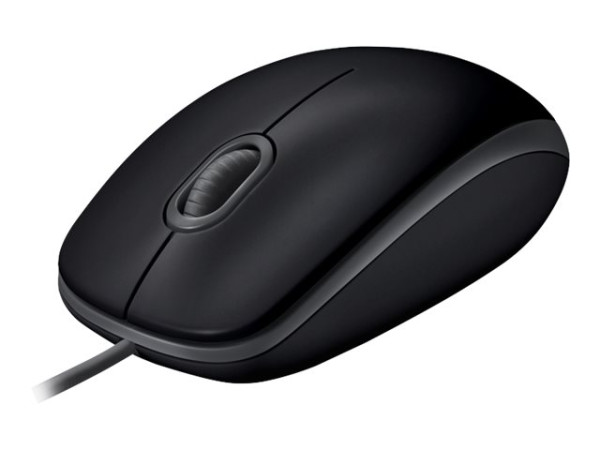 Logitech B110 Silent Corded Mouse bk schwarz