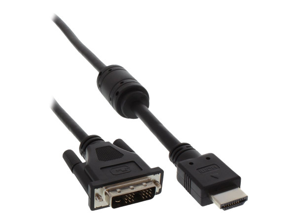 InLine? HDMI-DVI Adapterkabel, 19pol Stecker auf 18+1