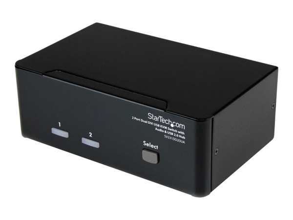 StarTech.com 2 PORT DUAL DVI USB KVM SWITCH /AUDIO & USB HUB