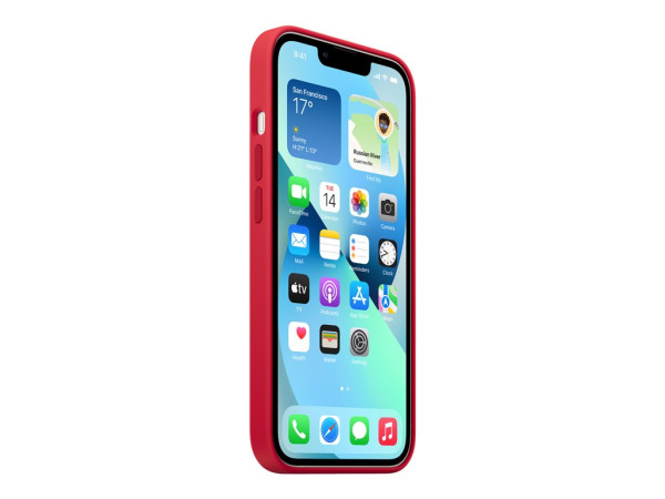 Apple Silikon Case iPhone 13 rd | mit