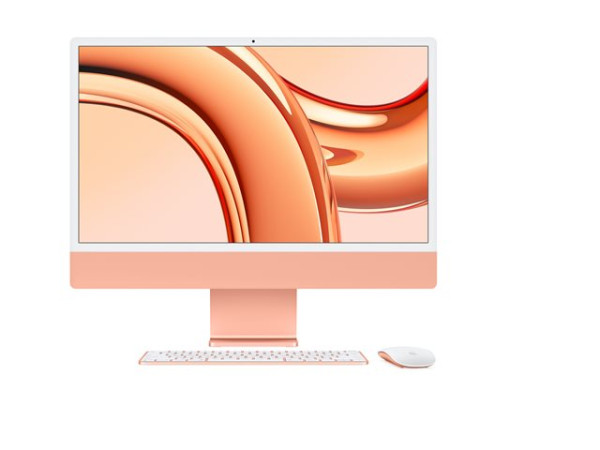 Apple "iMac 59,62 cm (24") M3 2023 CTO (orange/hellorange,