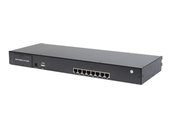 Digitus Modularer CAT 5 KVM-Switch 8-Port (schwarz, 8-Port)