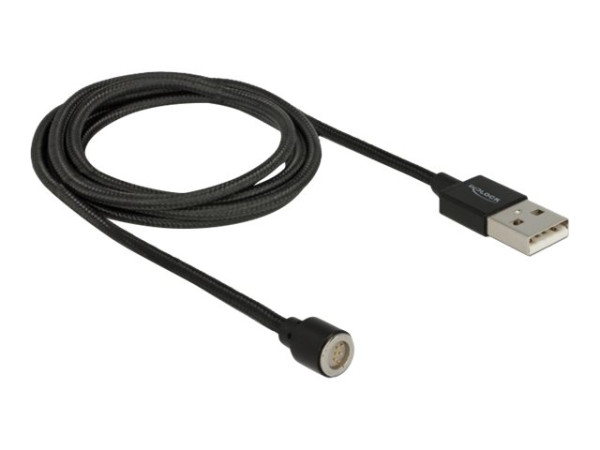 DeLOCK mag. USB Daten- u, Ladekabel 1,1m schwarz,