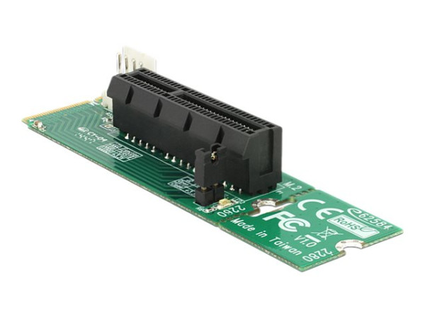 DeLOCK Adapter M.2 NGFF - PCIe x4, Controller Serial-ATA