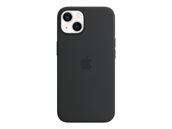 Apple Silikon Case iPhone 13 bk | mit