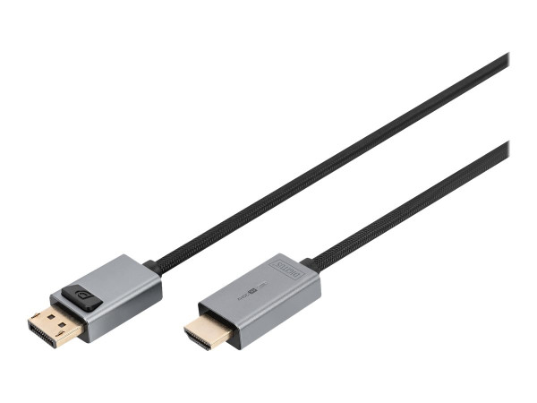 Digitus Digitus 4K DisplayPort Adapterkabel, DP - HDMI Typ