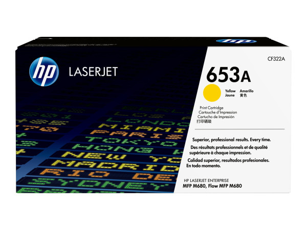 Hewlett-Packard Toner gelb CF322A Toner Gelb 16500 Blatt