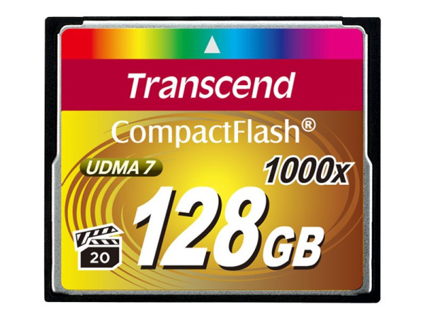 CompactFlash Card 128 GB Transcend TS128GCF1000