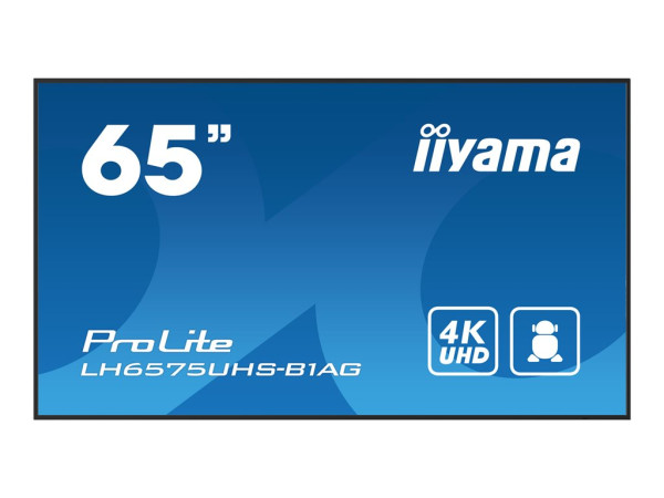 Iiyama ProLight LH6575UHS-B1AG, Public Display (schwarz