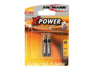 Ansmann Alkaline X-Power Batterie, (AAAA), 2er Pack