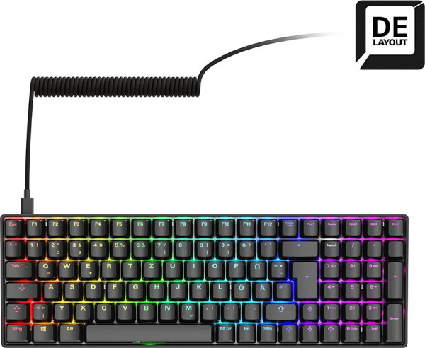 Sharkoon SGK50 S2 bk Gateron Yellow DE