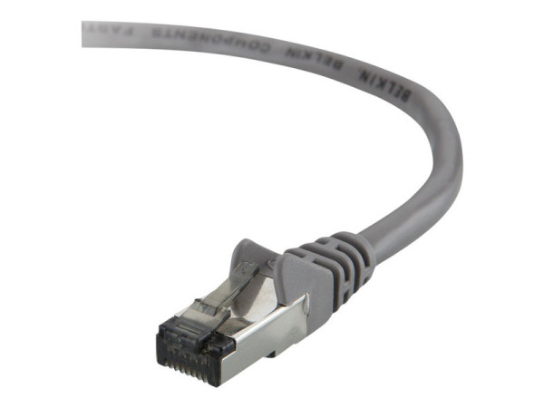 Patchkabel Belkin RJ45 U/UTP Cat6 0.50m grau Hebelschutz