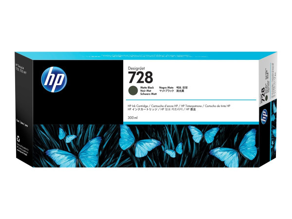 Hewlett-Packard Tinte schwarz F9J68A Tinte Schwarz 300 ml