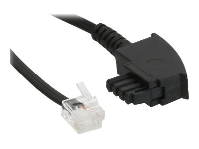 InLine« TAE-F Kabel für DSL Splitter, TAE-F Stecker an