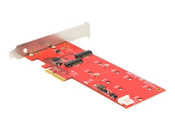 DeLOCK PCI Express Karte > 2 x intern M.2 NGFF, Controller