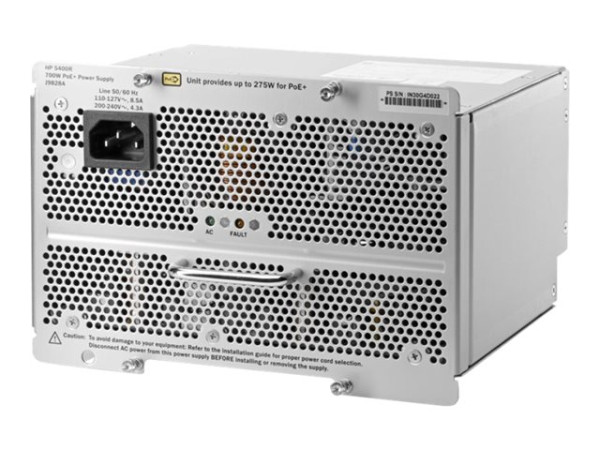 HP Aruba 5400R 700W PoE+ zl2 Netzteil Plug-in-Modul für Stro