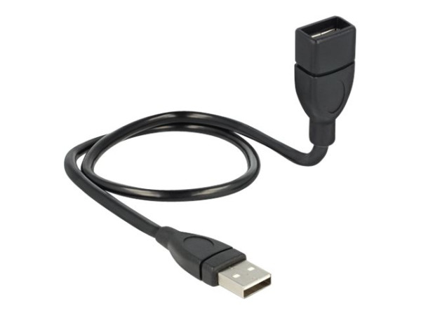 USB Kabel Delock A -> A St/Bu 0.50m ShapeCable