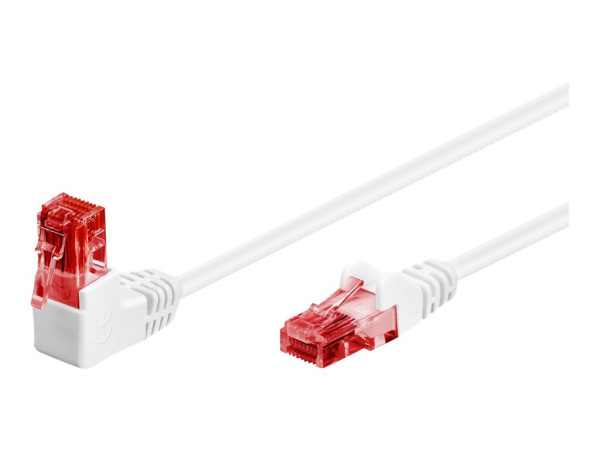Goobay goobay Patch Cat6 U/UTP 1x90ø wh 2,00m | gewinkelt